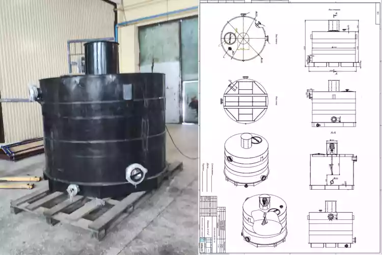 Реактор с мешалкой для реагентной подготовки воды